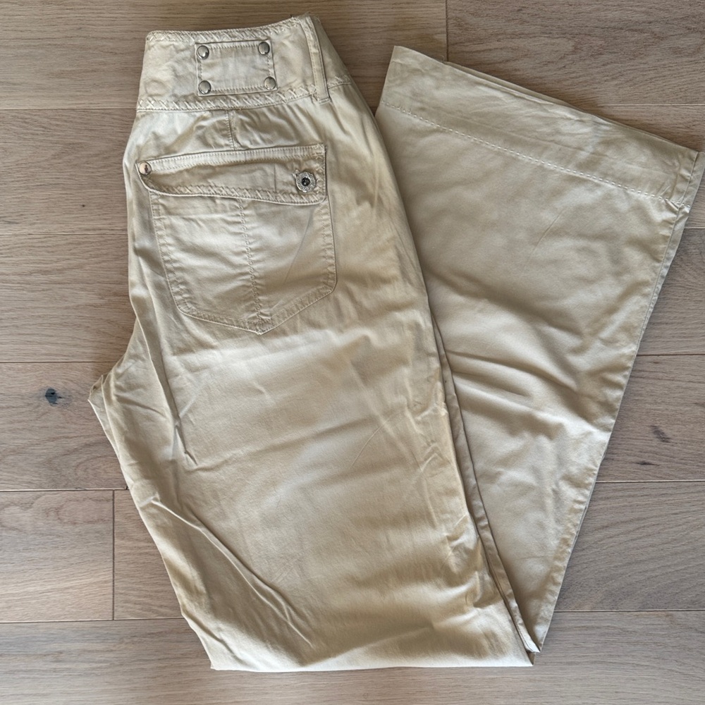 White House Black Market Tan Boot Cut Pants